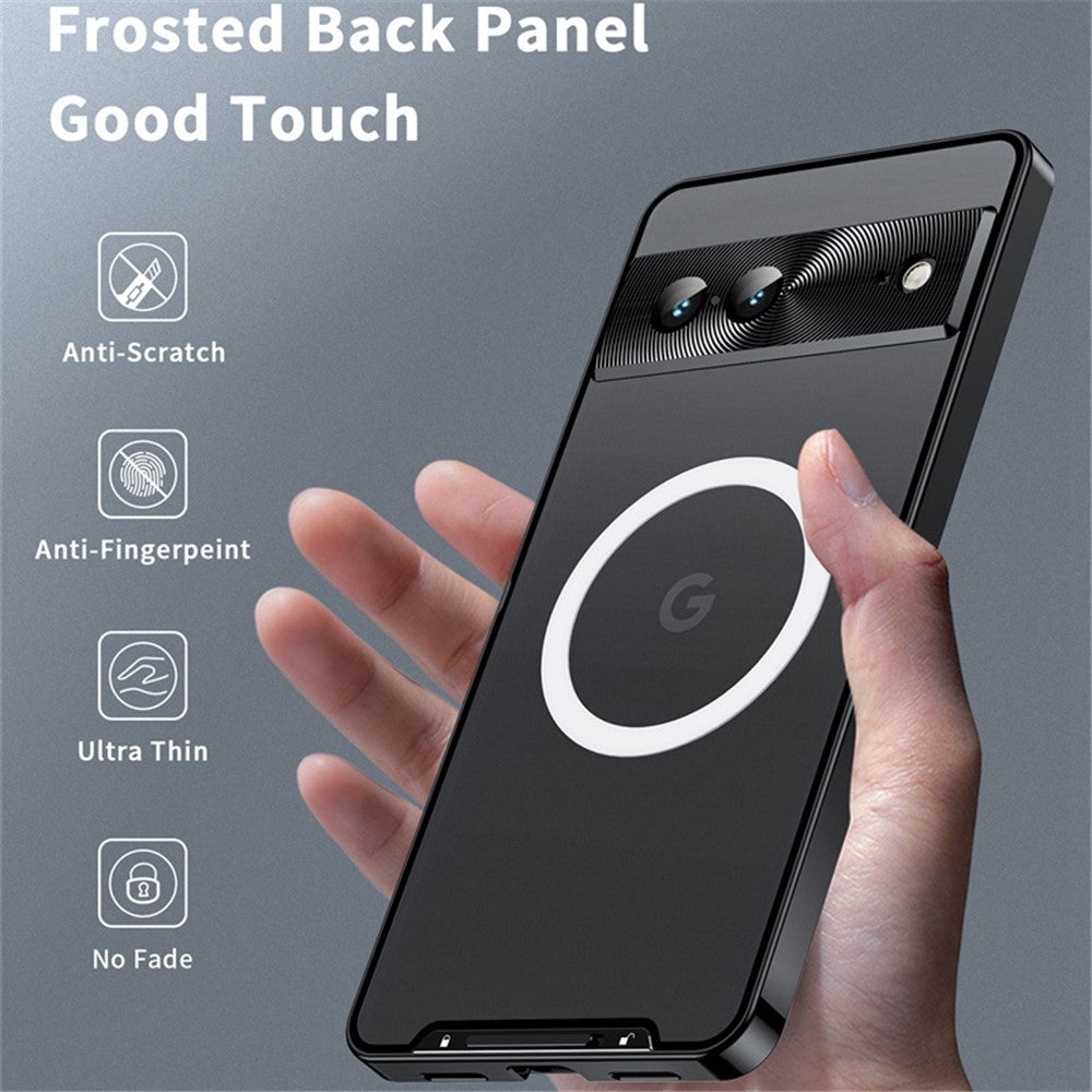 Pixel 7 5G Magnetische Hülle mit Metallkante & Kameraschutz