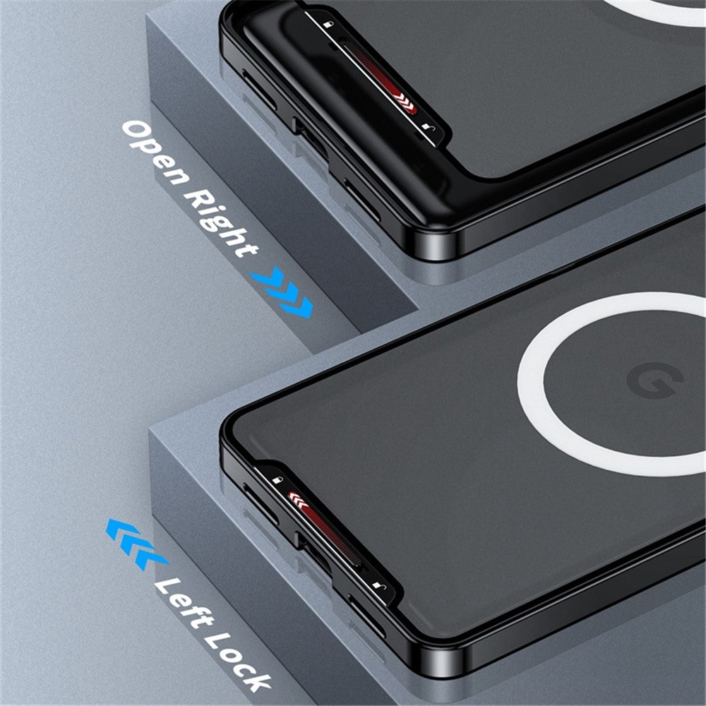 Pixel 7 Pro 5G Magnetische Hülle mit Metallkante & Kameraschutz