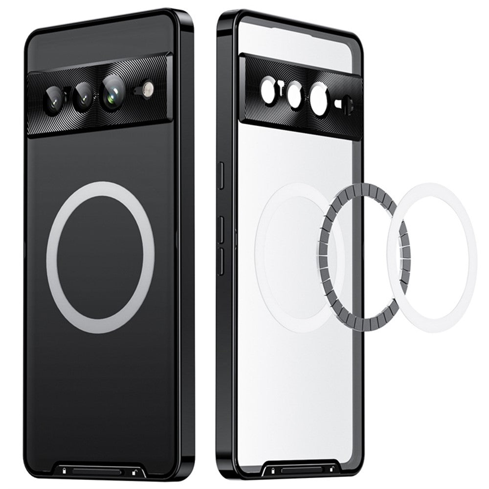 Pixel 7 Pro 5G Magnetische Hülle mit Metallkante & Kameraschutz