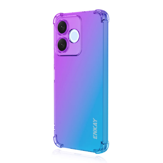 Honor 600 Lite 5G / Honor 500 Smart 5G Handyhülle – Enkay TPU-, verdickte viereckige, sturzsichere Telefon-Rückseite