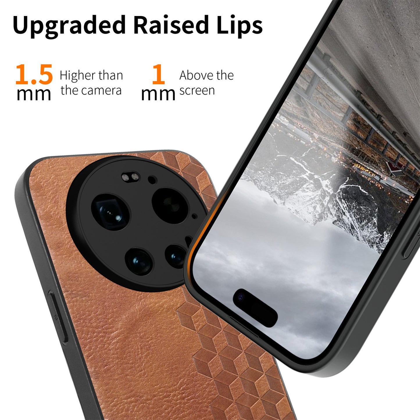 Xiaomi 17 Ultra 5G – Magnetische Handyhülle aus PC und PU-Leder