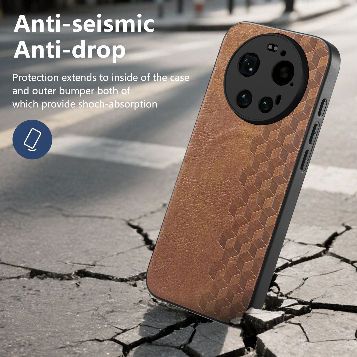 Xiaomi 17 Ultra 5G – Magnetische Handyhülle aus PC und PU-Leder