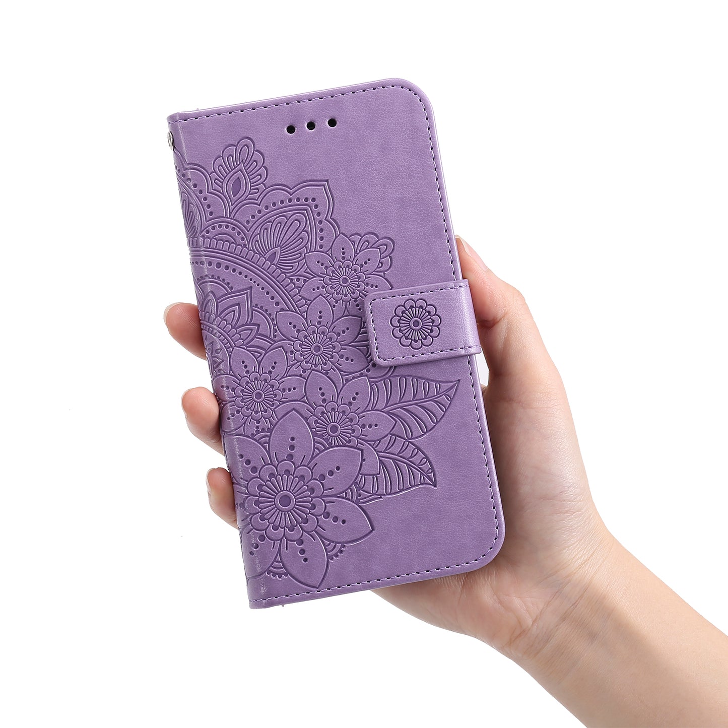 For Honor 600 Pro 5G / Honor 600 5G Case Floral Pattern PU Leather Wallet Stand Phone Cover