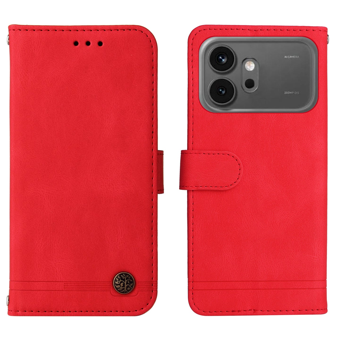 For Honor 600 Pro 5G / Honor 600 5G Leather Wallet Cases Skin Touch Phone Cover Stand with Strap