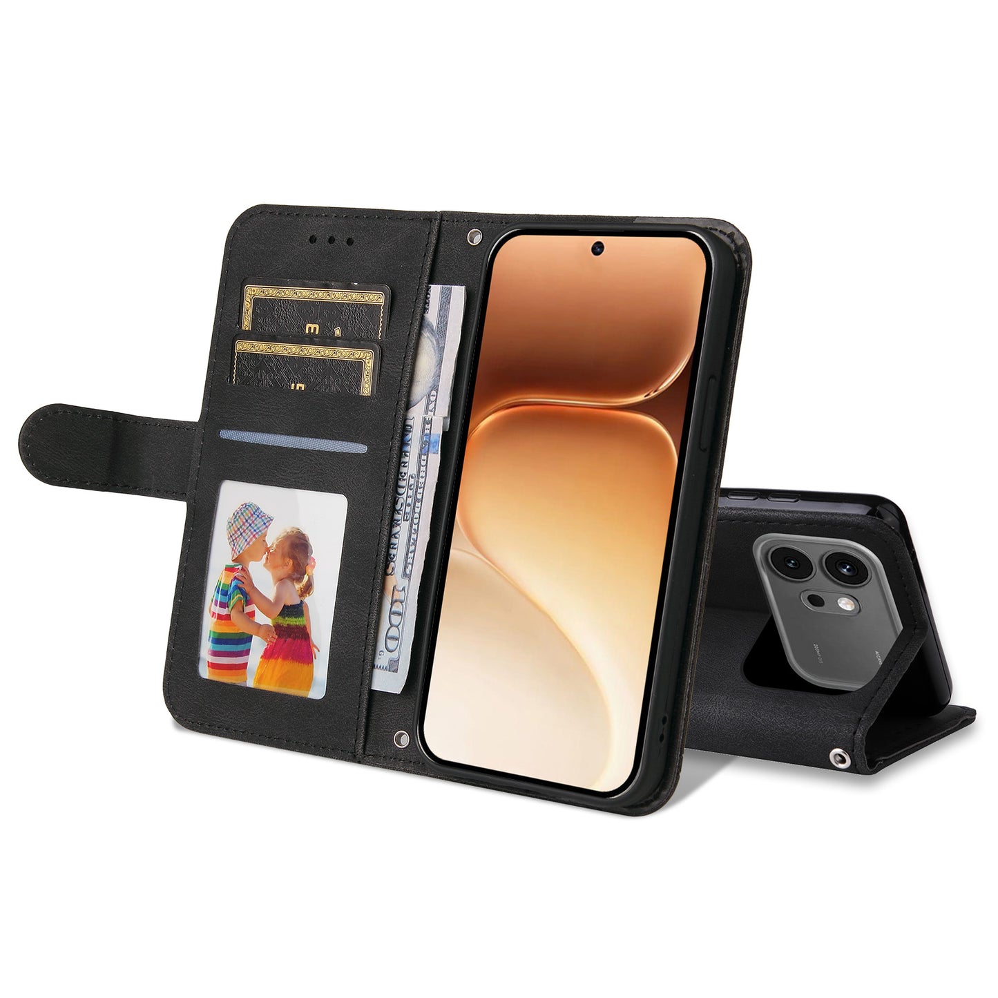 For Honor 600 Pro 5G / Honor 600 5G Leather Wallet Cases Skin Touch Phone Cover Stand with Strap