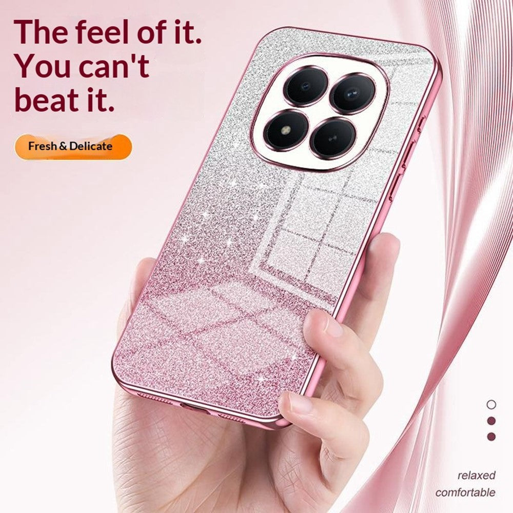 For Xiaomi Redmi Note 15 Pro 4G (Global) Case Electroplating Gradient Glitter TPU Phone Cover
