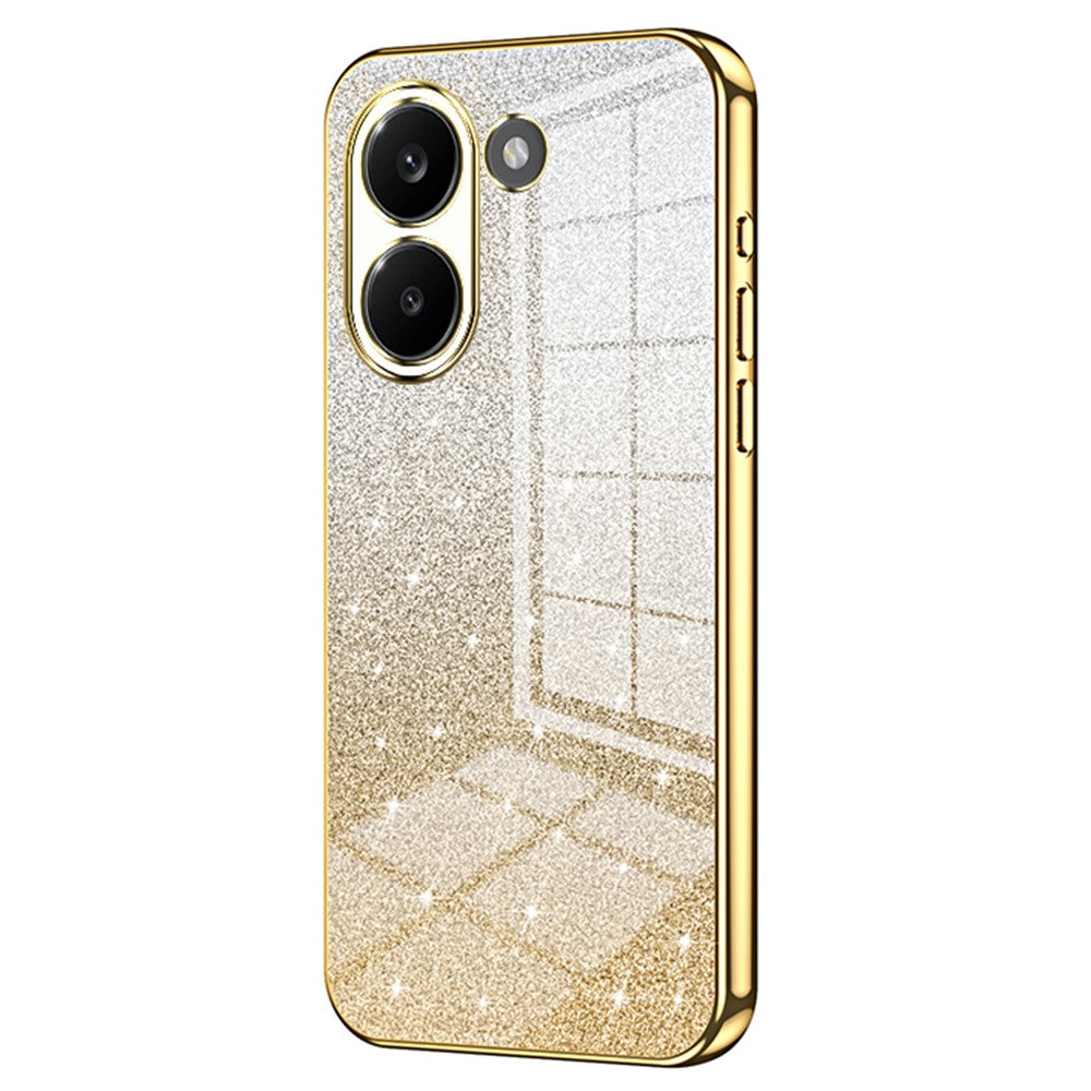 Case For Xiaomi Poco X8 Pro 5G  /  Redmi Turbo 5 5G Electroplating Gradient Glitter TPU Phone Cover