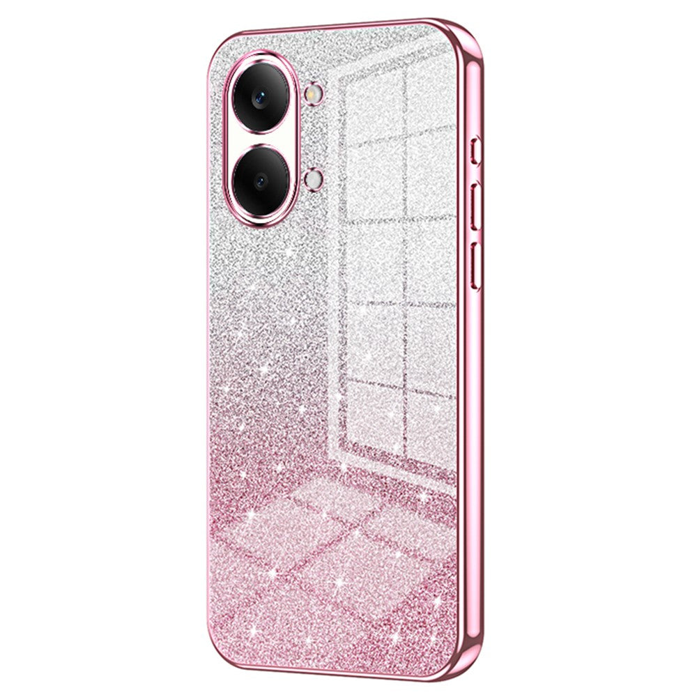 Case For Xiaomi Poco X8 Pro Max 5G  /  Redmi Turbo 5 Max 5G Electroplating Gradient Glitter TPU Phone Cover