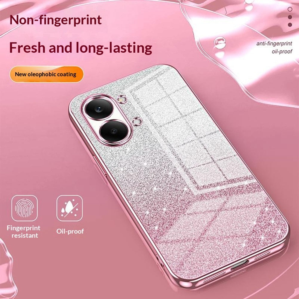Case For Xiaomi Poco X8 Pro Max 5G  /  Redmi Turbo 5 Max 5G Electroplating Gradient Glitter TPU Phone Cover