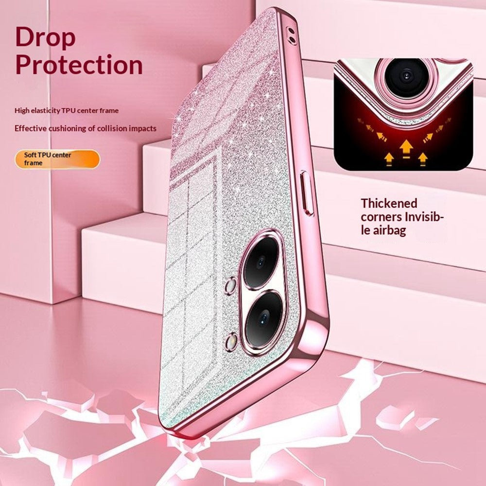 Case For Xiaomi Poco X8 Pro Max 5G  /  Redmi Turbo 5 Max 5G Electroplating Gradient Glitter TPU Phone Cover