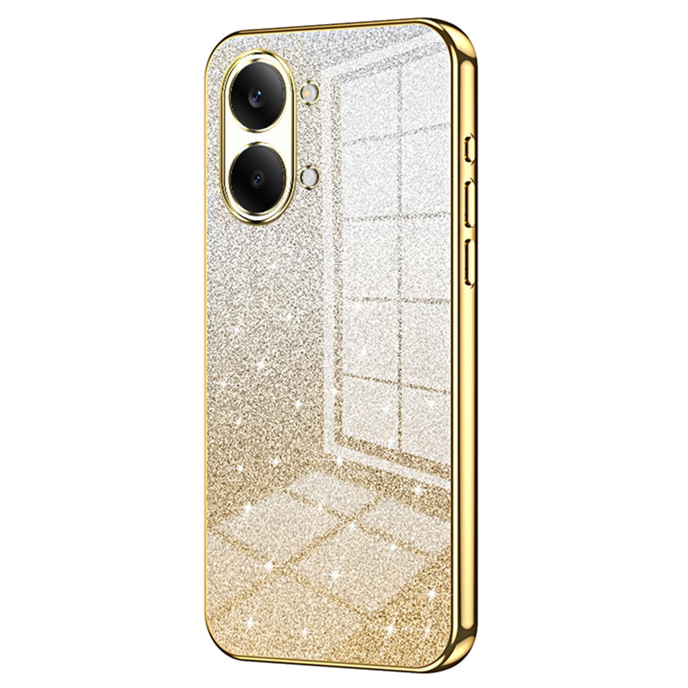 Case For Xiaomi Poco X8 Pro Max 5G  /  Redmi Turbo 5 Max 5G Electroplating Gradient Glitter TPU Phone Cover