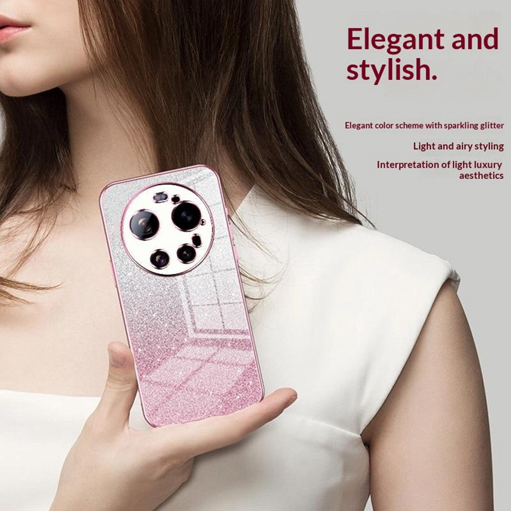 For Xiaomi 17 Ultra 5G Case Electroplating Gradient Glitter TPU Phone Cover