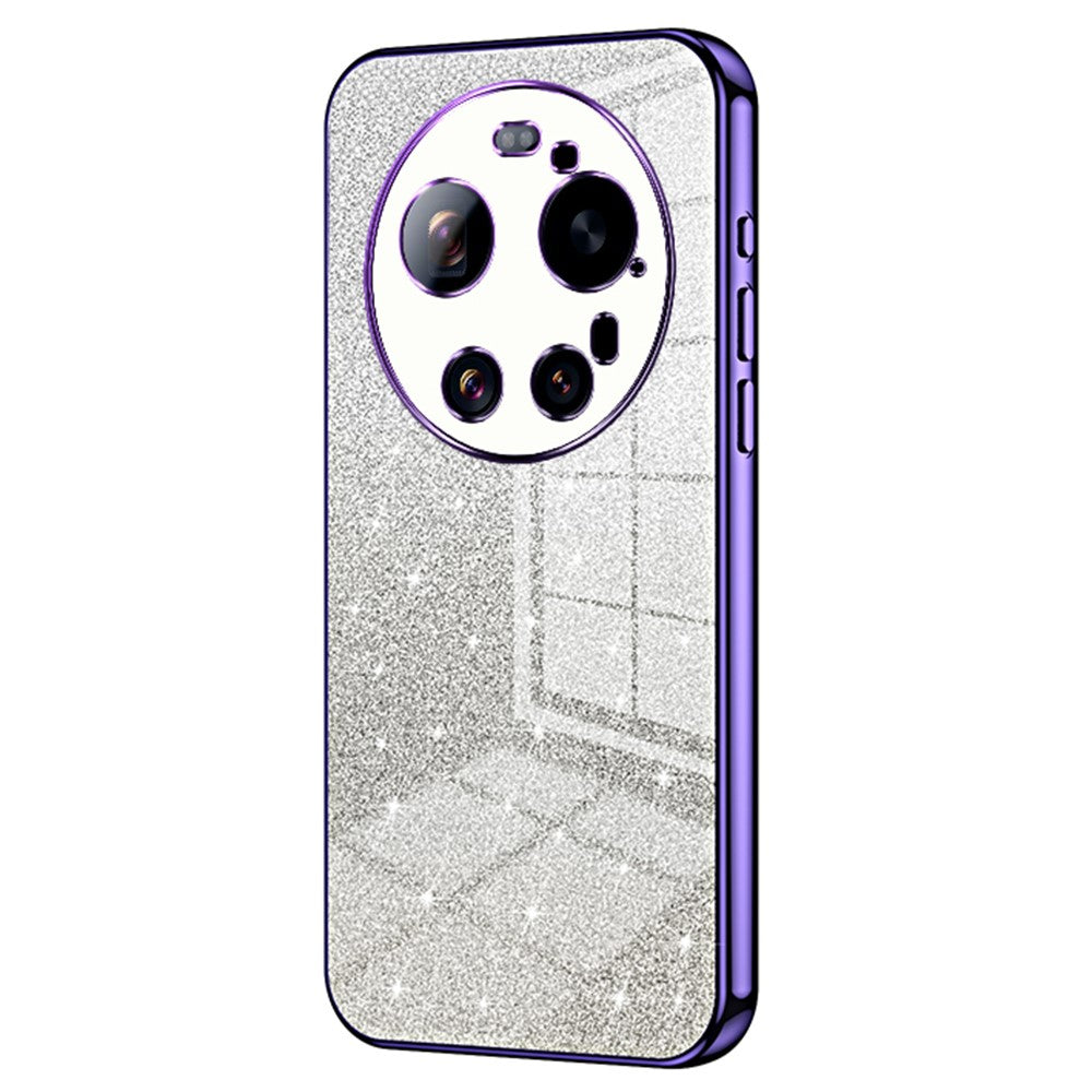 For Xiaomi 17 Ultra 5G Case Electroplating Gradient Glitter TPU Phone Cover
