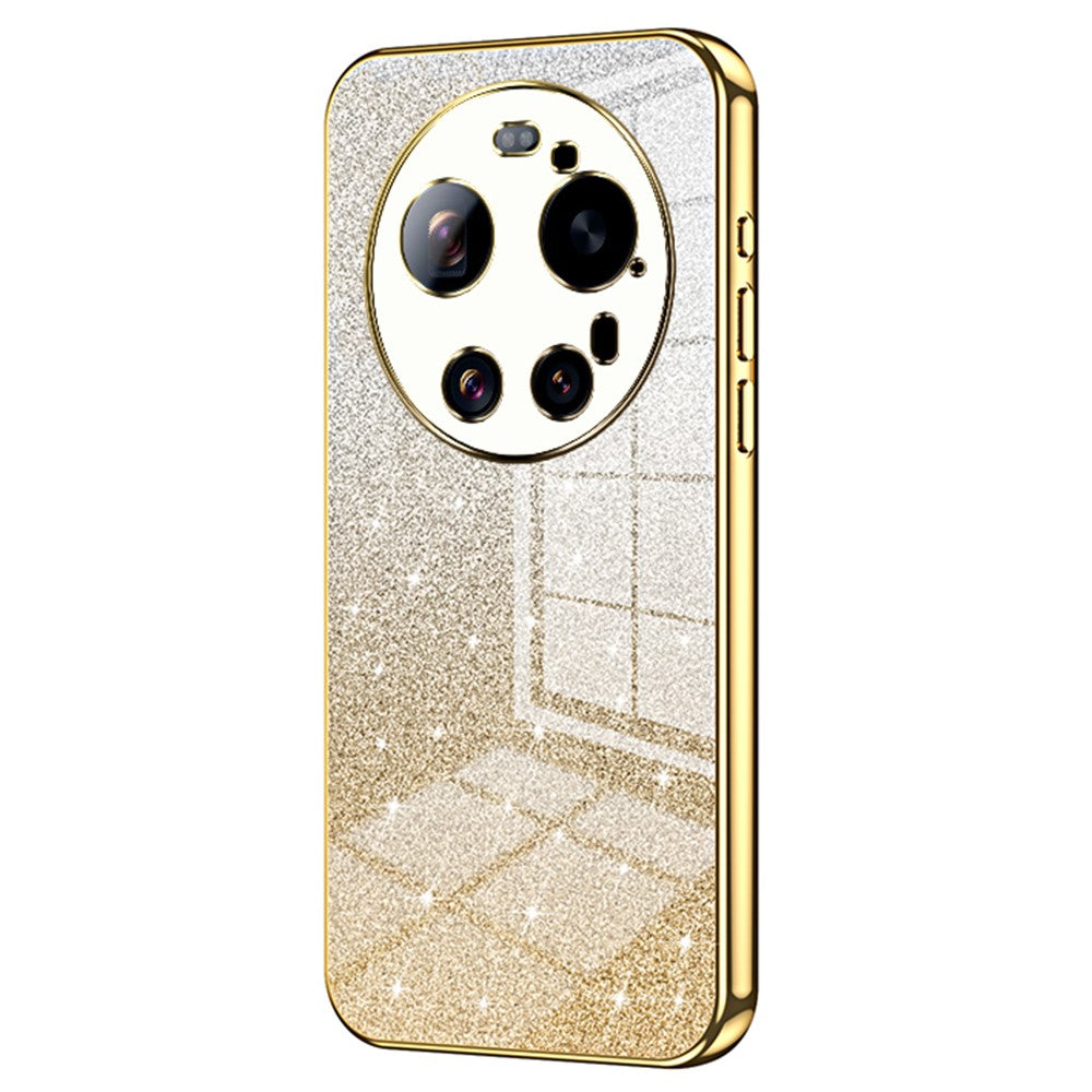 For Xiaomi 17 Ultra 5G Case Electroplating Gradient Glitter TPU Phone Cover