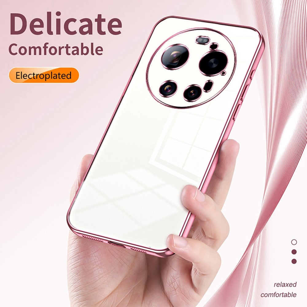 For Xiaomi 17 Ultra 5G Case Electroplating Frame Soft TPU Phone Cover
