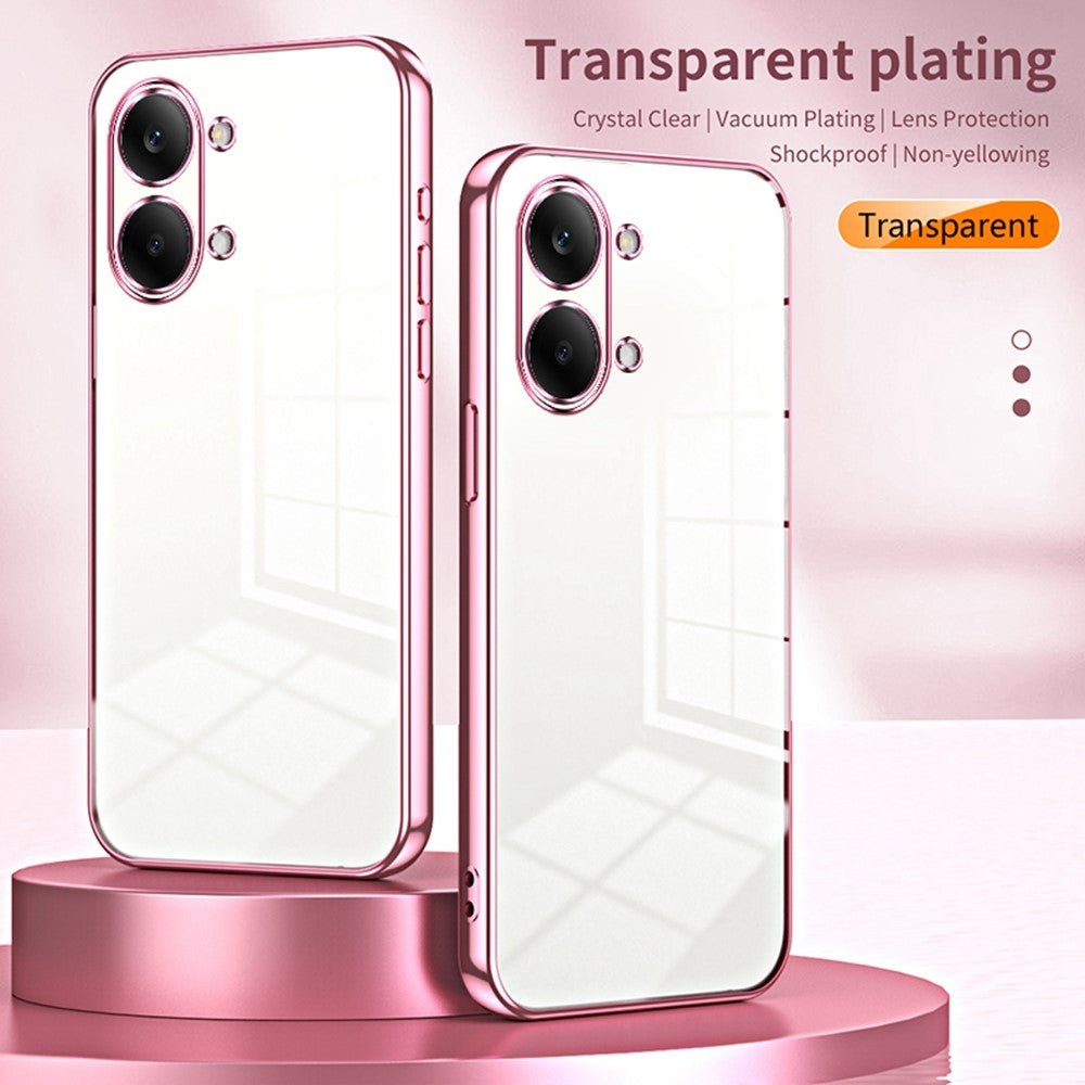 Case For Xiaomi Poco X8 Pro Max 5G  /  Redmi Turbo 5 Max 5G Electroplating Frame Soft TPU Phone Cover