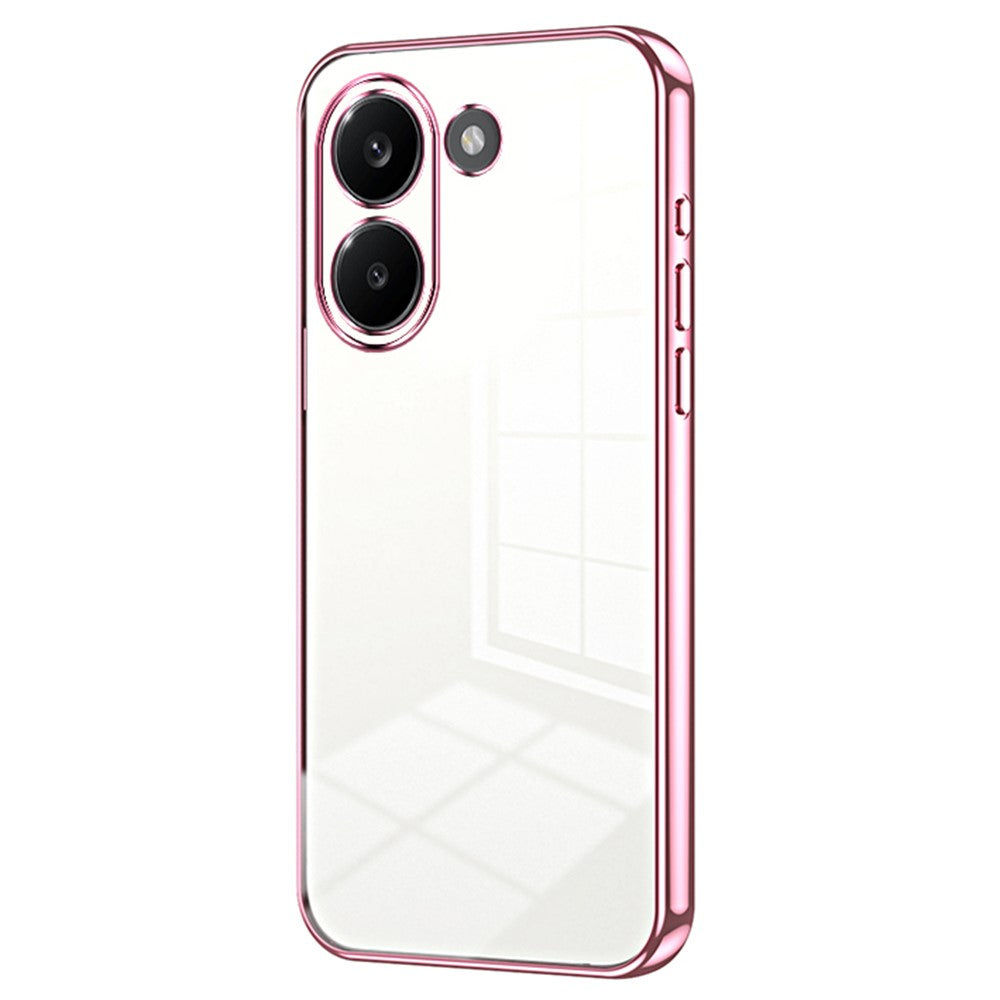 Case For Xiaomi Poco X8 Pro 5G  /  Redmi Turbo 5 5G Electroplating Frame Soft TPU Phone Cover