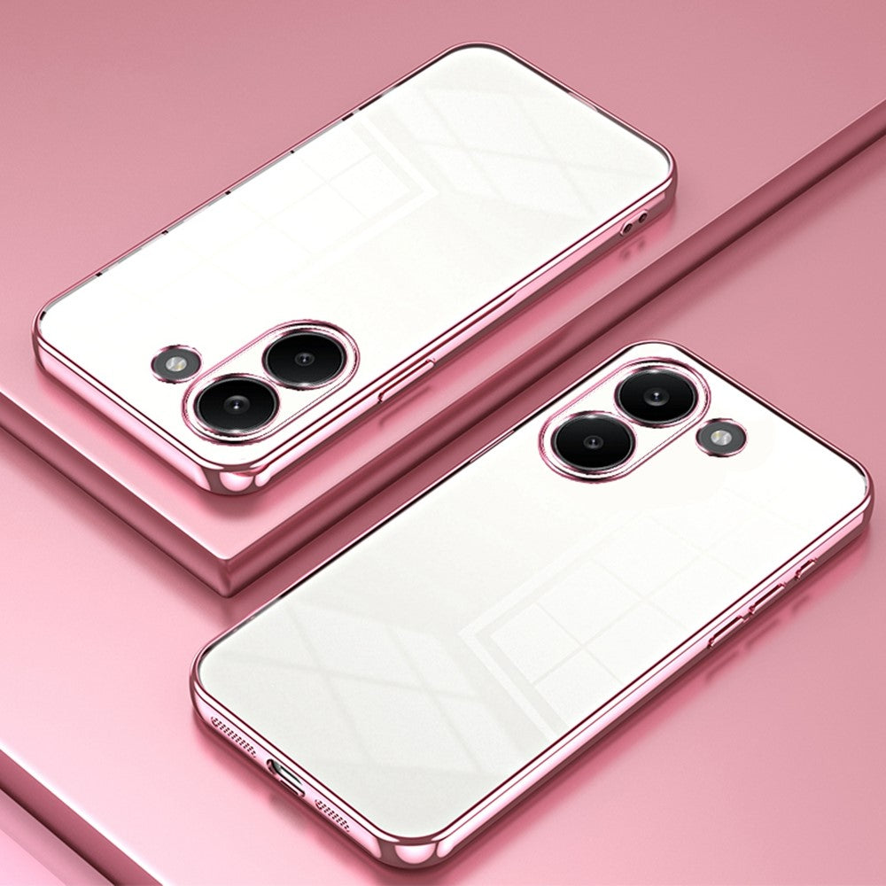 Case For Xiaomi Poco X8 Pro 5G  /  Redmi Turbo 5 5G Electroplating Frame Soft TPU Phone Cover