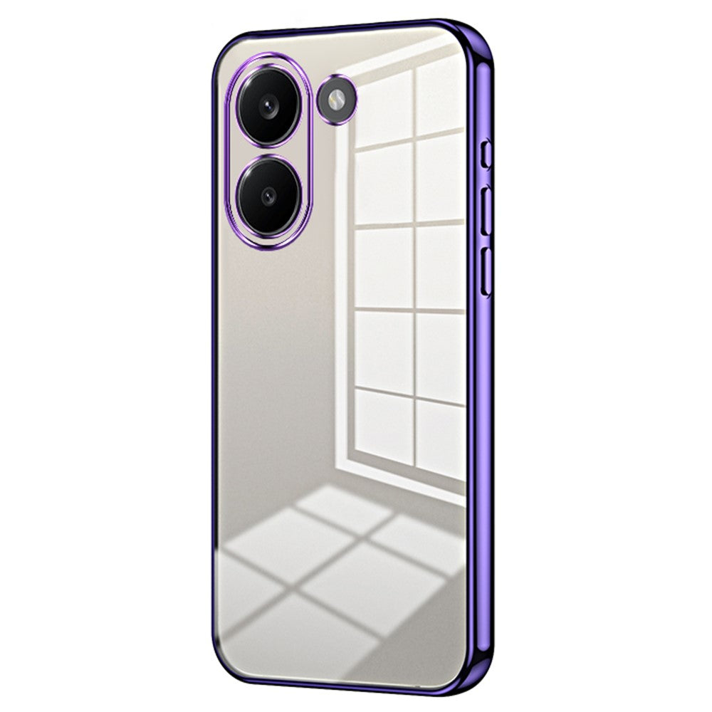 Case For Xiaomi Poco X8 Pro 5G  /  Redmi Turbo 5 5G Electroplating Frame Soft TPU Phone Cover