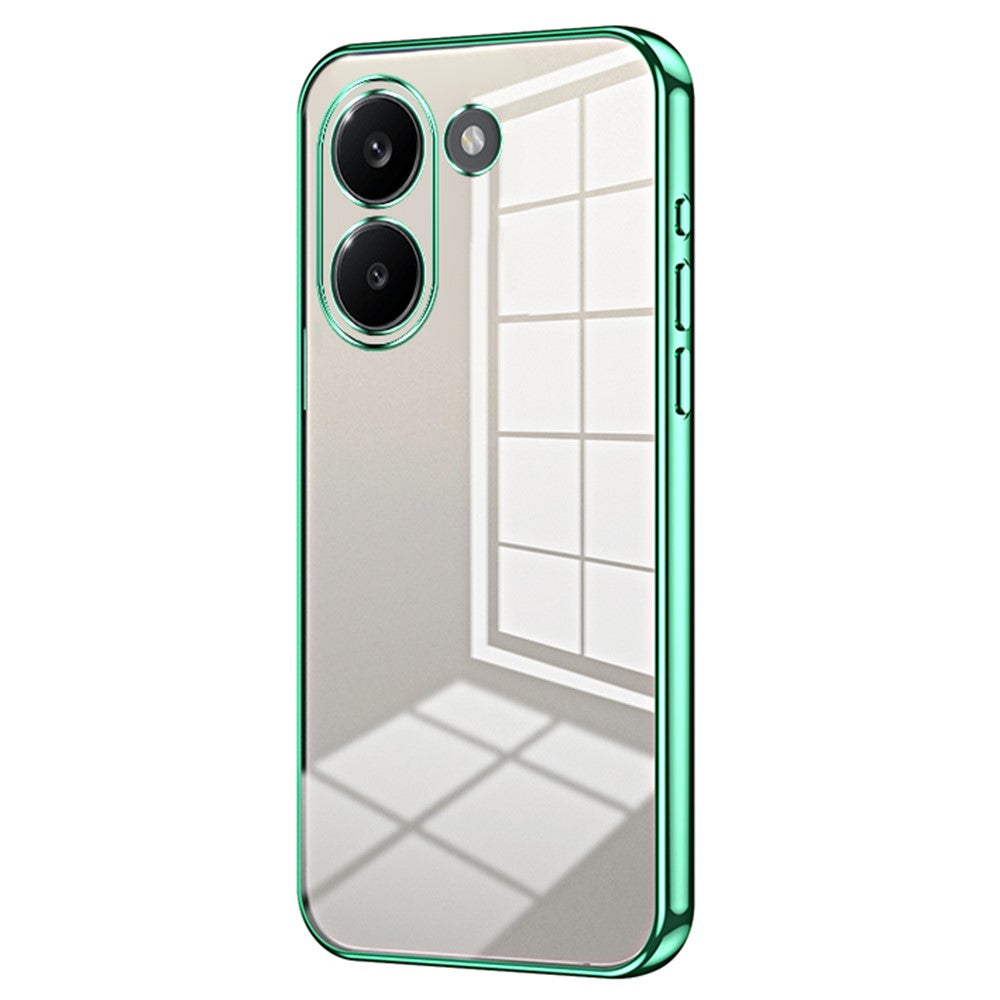 Case For Xiaomi Poco X8 Pro 5G  /  Redmi Turbo 5 5G Electroplating Frame Soft TPU Phone Cover