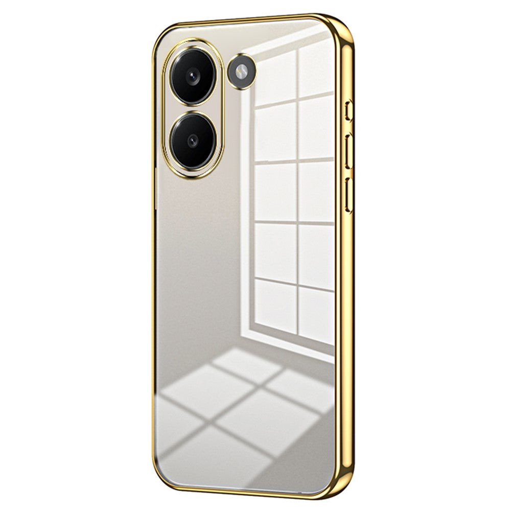 Case For Xiaomi Poco X8 Pro 5G  /  Redmi Turbo 5 5G Electroplating Frame Soft TPU Phone Cover