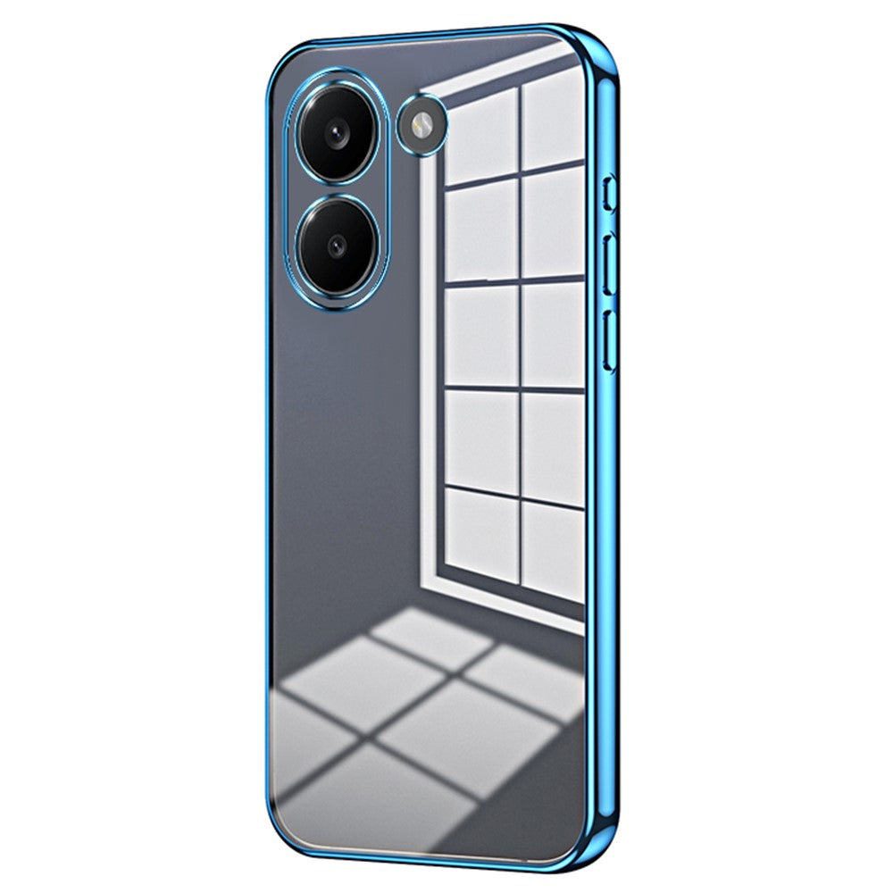 Case For Xiaomi Poco X8 Pro 5G  /  Redmi Turbo 5 5G Electroplating Frame Soft TPU Phone Cover