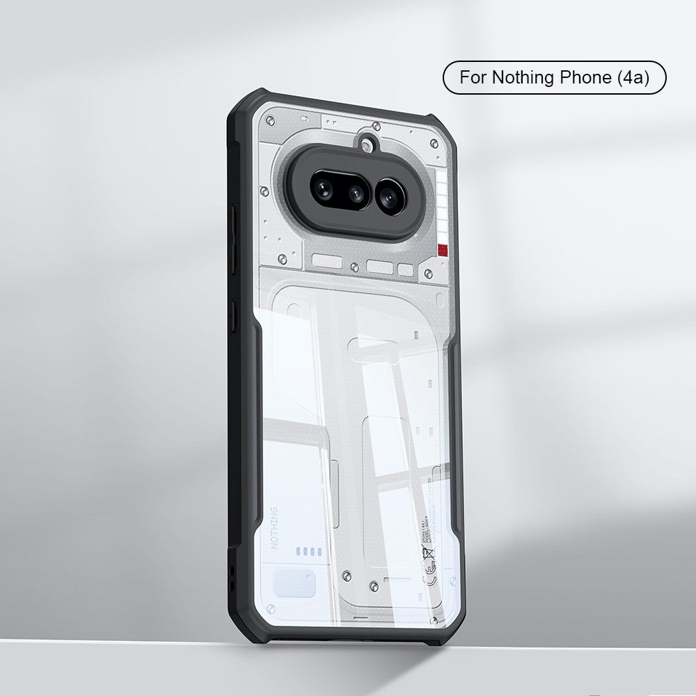 Nothing Phone (4a) Handyhülle – Stoßfeste TPU-Hülle + transparente Acryl-Rückseite