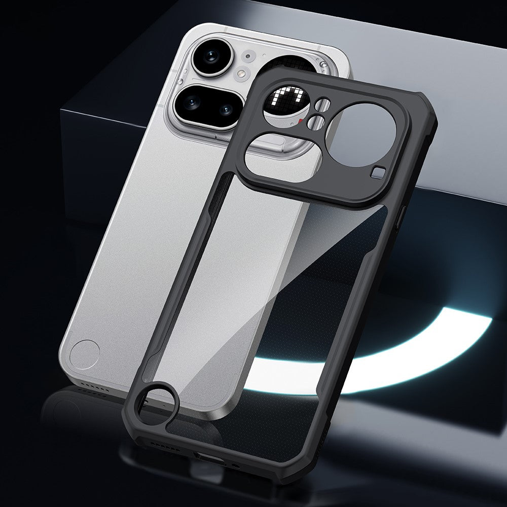 Nothing Phone (4a) Pro Handyhülle – Stoßfeste TPU-Hülle + transparente Acryl-Rückseite