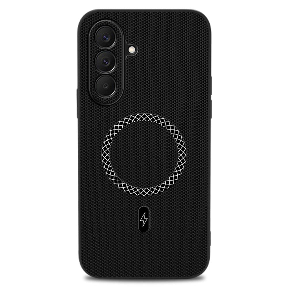 For Samsung Galaxy A57 5G Case Triangle Texture PU Leather Shockproof Ultra Thin Cover