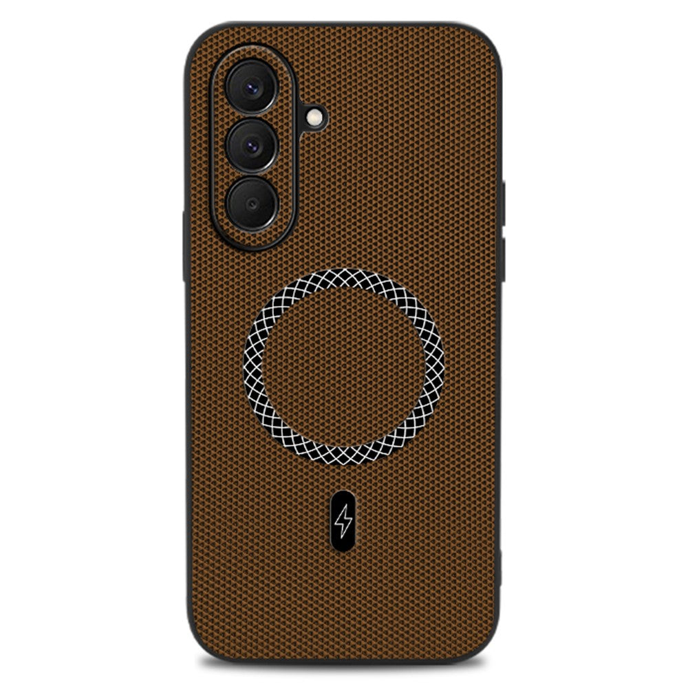 For Samsung Galaxy A57 5G Case Triangle Texture PU Leather Shockproof Ultra Thin Cover