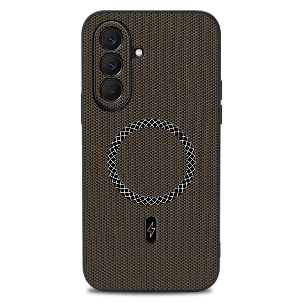 For Samsung Galaxy A57 5G Case Triangle Texture PU Leather Shockproof Ultra Thin Cover