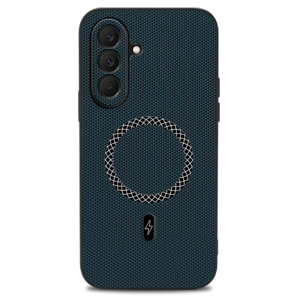 For Samsung Galaxy A37 5G Case Triangle Texture PU Leather Shockproof Ultra Thin Cover