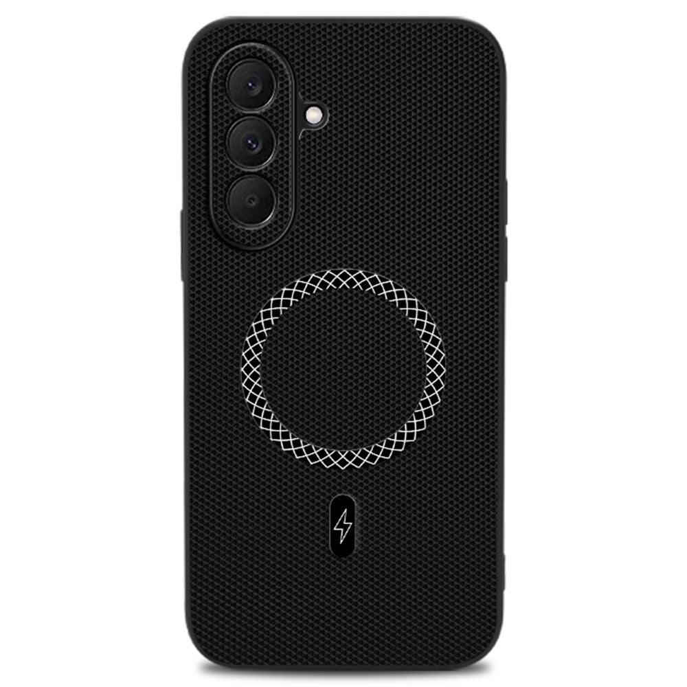 For Samsung Galaxy A37 5G Case Triangle Texture PU Leather Shockproof Ultra Thin Cover