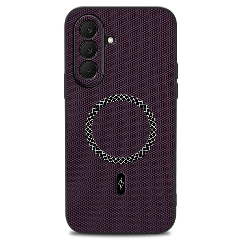 For Samsung Galaxy A37 5G Case Triangle Texture PU Leather Shockproof Ultra Thin Cover