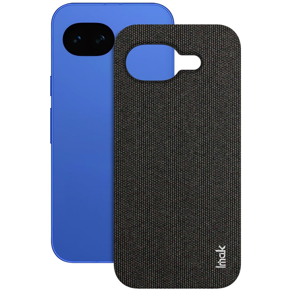 IMAK Ruiyi Series for Google Pixel 10a Case Fabric Texture Leather + PC Phone Back Cover