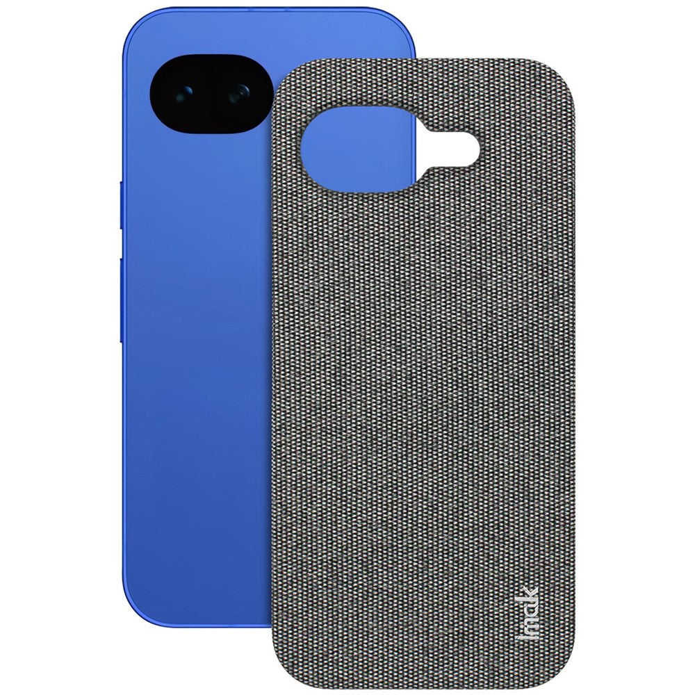 IMAK Ruiyi Series for Google Pixel 10a Case Fabric Texture Leather + PC Phone Back Cover