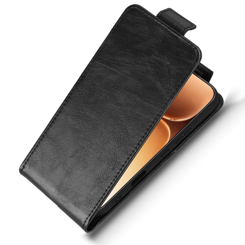 Stand Case For Honor 600 Pro 5G  /  600 5G Magnetic Clasp Vertical Flip Leather Phone Cover with Card Holder