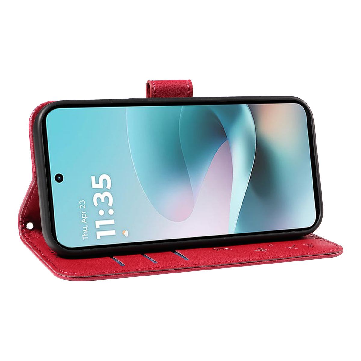 For Nothing Phone (4a) Pro Leather Wallet Case with Strap Dandelion Imprint Phone Stand Cover