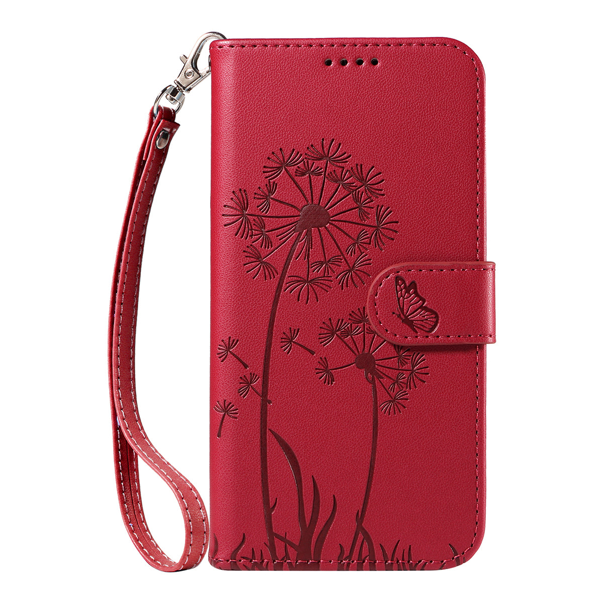 For Nothing Phone (4a) Pro Leather Wallet Case with Strap Dandelion Imprint Phone Stand Cover