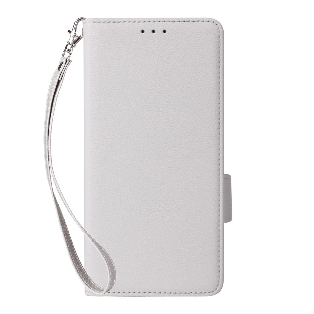 Nothing Phone (4a) Wallet-Handyhülle – Aus PU-Leder & Litschi-Textur, mit Ständer & Tragegurt