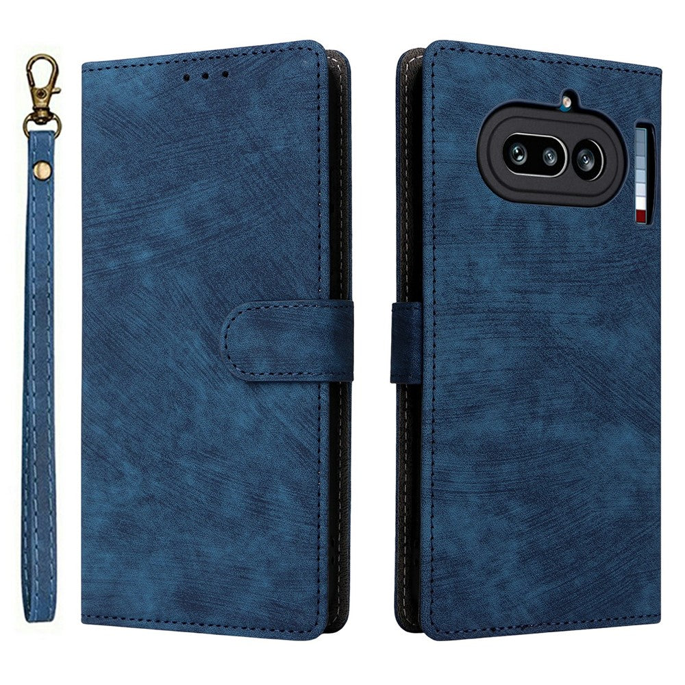 For Nothing Phone (4a) Case Wallet RFID Blocking PU Leather Phone Cover Stand with Strap