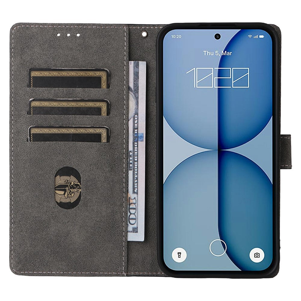 For Nothing Phone (4a) Case Wallet RFID Blocking PU Leather Phone Cover Stand with Strap