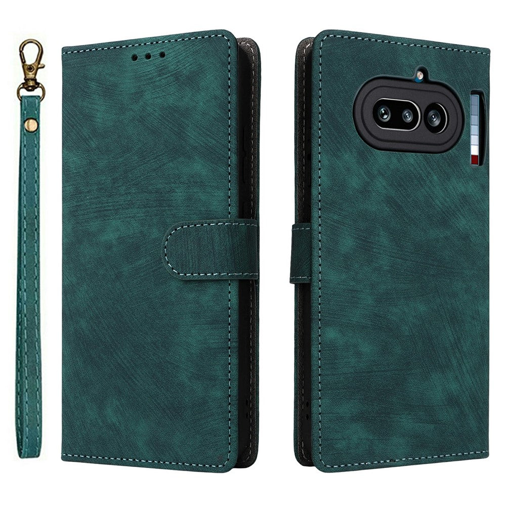 For Nothing Phone (4a) Case Wallet RFID Blocking PU Leather Phone Cover Stand with Strap