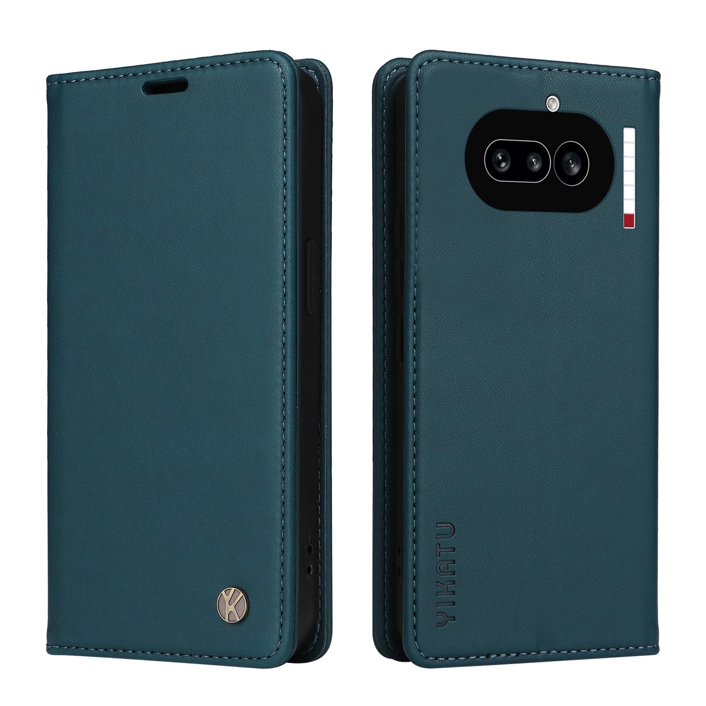 YIKATU For Nothing Phone (4a) YK-001 Phone Cases Magnetic Closure PU Leather Mobile Cover