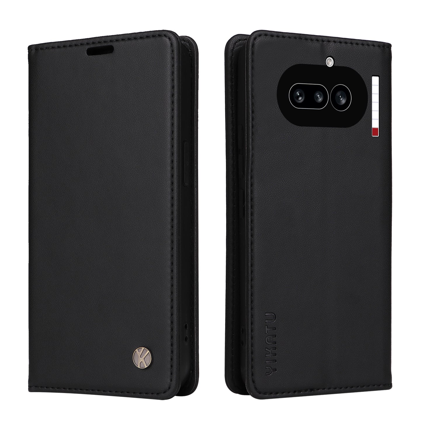 YIKATU For Nothing Phone (4a) YK-001 Phone Cases Magnetic Closure PU Leather Mobile Cover