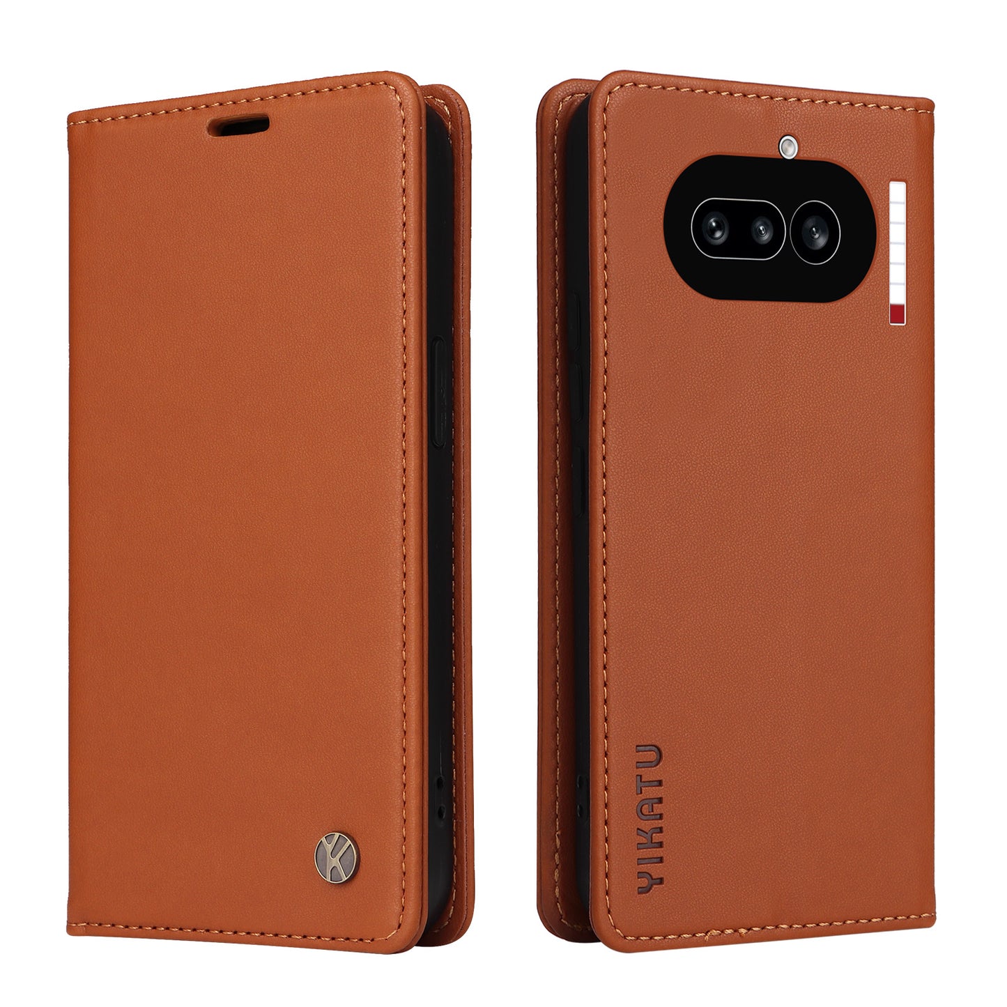 YIKATU For Nothing Phone (4a) YK-001 Phone Cases Magnetic Closure PU Leather Mobile Cover