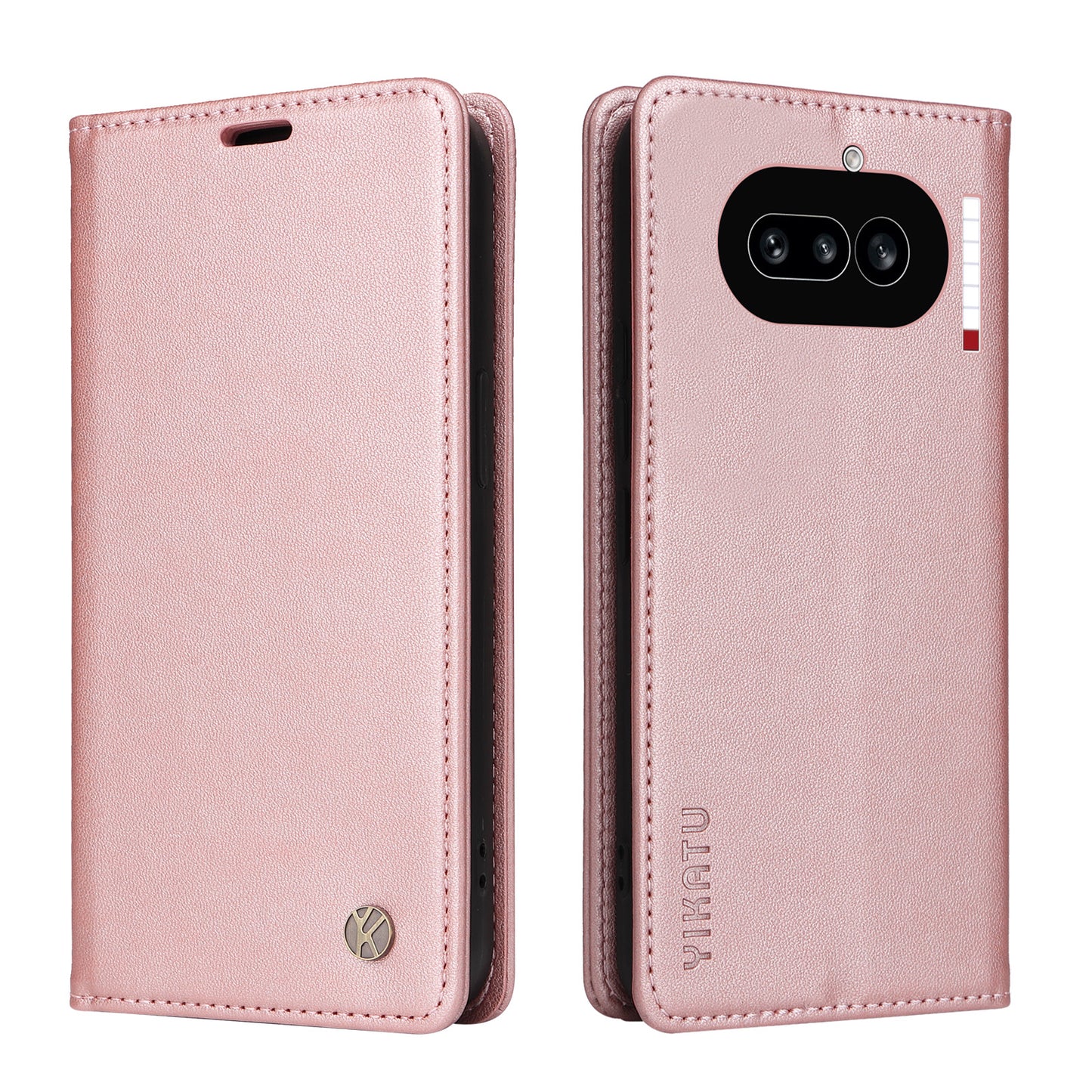 YIKATU For Nothing Phone (4a) YK-001 Phone Cases Magnetic Closure PU Leather Mobile Cover