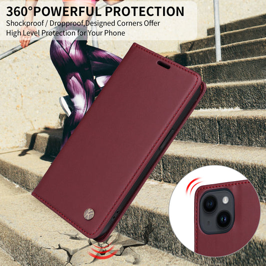 YIKATU For Nothing Phone (4a) YK-001 Phone Cases Magnetic Closure PU Leather Mobile Cover