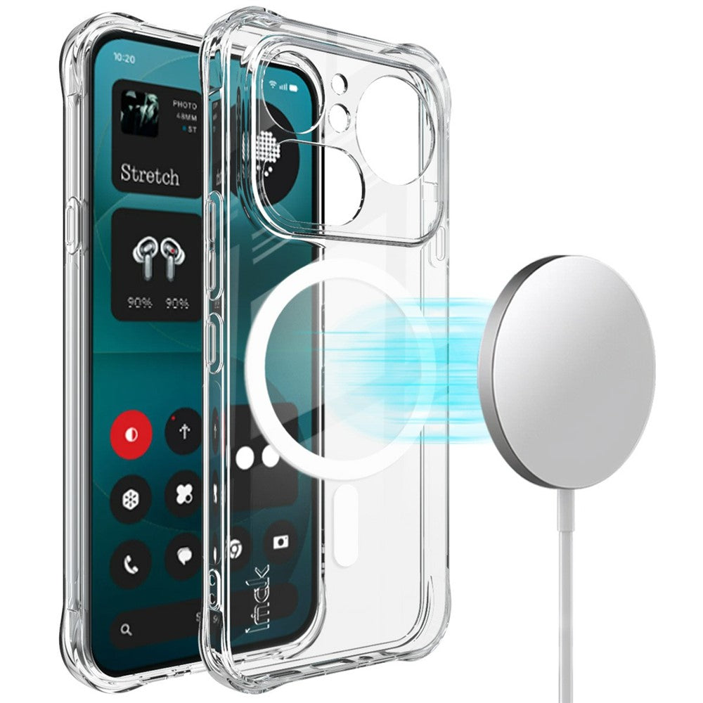 IMAK for Nothing Phone (4a) Pro Magnetic Case Airbag Shockproof Protection TPU Phone Cover