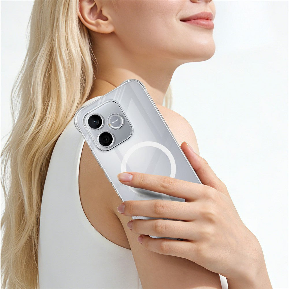 IMAK Magnetic Case for Honor 600 Lite 5G Airbag Shockproof Protection TPU Phone Cover
